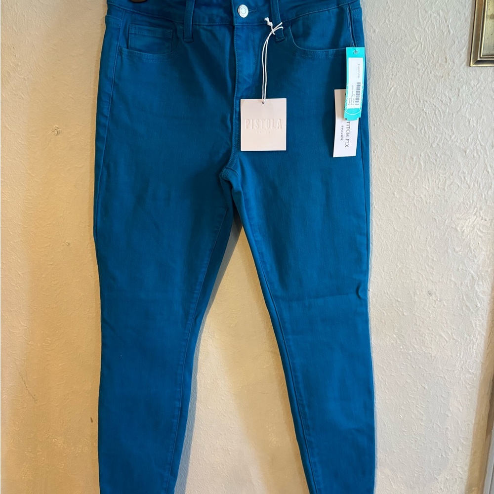 pistola Teal Skinny Women's‎ Jeans
